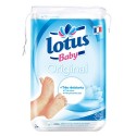 Lotus Baby Original Maxi Cotons Carrés Bi-Faces 70 Cotons - Lot de 10