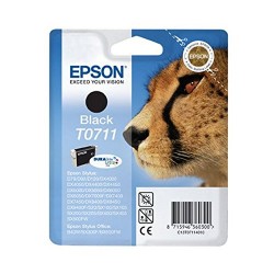 Epson T0711 Cartouche d'encre d'origine DURABrite Ultra Noir