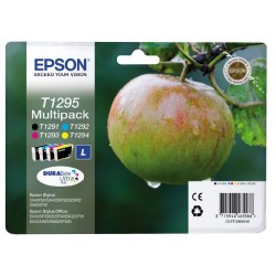 Epson T1295 Cartouche d'encre d'origine DURABrite Ultra Multipack Noir, Cyan, Magenta, Jaune
