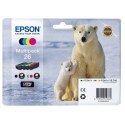 Epson 26 Cartouche d'encre d'origine Claria Premium Multipack Noir, Cyan, Magenta, Jaune