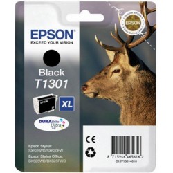 Epson T1301 Cartouche d'encre d'origine Durabrite Ultra Noir