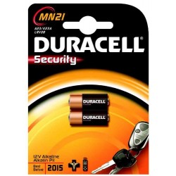 DURACELL Pile alarme et télécommande MN21, blister de 2