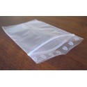 LOT DE 100 SACHETS ZIP PLASTIQUE 6x9CM PAPETERIE