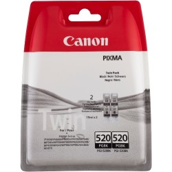 Canon PGI-520 PGBK Pack de 2 cartouches séparées pour Imprimante jet d'encre iP3600/MX870 Noir