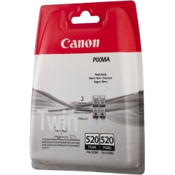 Canon PGI-520 PGBK Pack de 2 cartouches séparées pour Imprimante jet d'encre iP3600/MX870 Noir