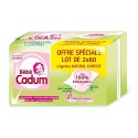 Bébé Cadum Hygiène et Soin Bébé Lingettes Natural Caresse 2 x 60 Lot de 3