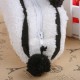 Bei wang école Fournitures de bureau mignon Maquillage peluche Panda Crayon Pen Case Bag Cosmetic Bag