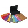 Exacompta Lot de 10 Chemises Cartonnées 3 Rabats Fermeture par élastique 24x32cm Coloris assortis