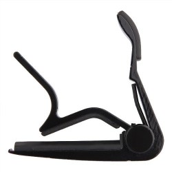 FACILLA® Capodastre Capo Pince Métal Métallique Noir pour Guitare Guitar