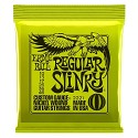 Ernie ball 2221 jeux de cordes pour guitares électriques jeu corde electrique regular slinky 10/46