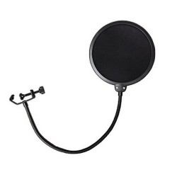 SuntekStore Online Filtre anti-vent et anti-pop pour microphone avec support pivotant 360° flexible