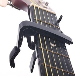 SAVFY® Capo de Guitare / capodastre capo pour guitare electrique acoustique guitar - Noir