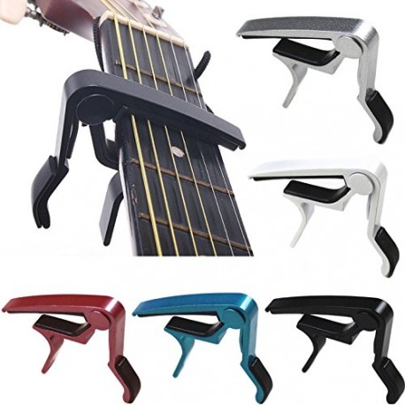 SAVFY® Capo de Guitare / capodastre capo pour guitare electrique acoustique guitar - Noir