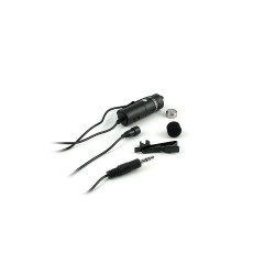 Audio-Technica ATR3350 Micro-cravate à électret omnidirectionnel Noir