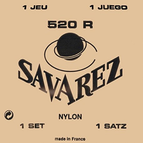 Savarez 520R Carte Rouge Jeu de cordes tension très forte