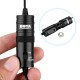 BOYA® Micro-cravate omnidirectionnel Audio enregistrement microphone à condensateur avec 6m câble-Noir- Microphone à condensateu