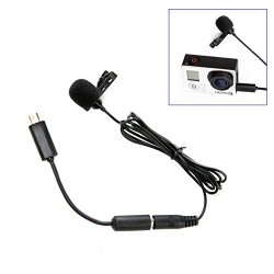 BOYA BY-LM20 Lavalier Microphone Micro-cravate Mini USB condensateur omnidirectionnel pour Gopro Hero 4 Hero 3, Hero 2, caméscop