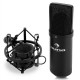 Auna MIC-900B Micro à condensateur USB pour utilisation studio avec suspension, capsule 16 mm, cardoïde 320 Hz-18 KHz noir