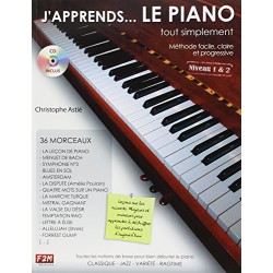 J'Apprends...le Piano Tout Simplement Niveau 1&2 C. Astie CD