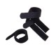 Environ 100pcs Attaches-câble Sangles Velcro - Noir