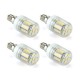 SODIAL(R) 4 x 6W E14 30 LED 5050 SMD Ampoule Lampe Spot Bulb Mais Blanc Chaud AC 220-240V