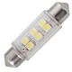 10X 39MM AMPOULE LAMPE 6 SMD LED BLANC POUR VOITURE DOME