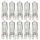 10 X G9 Ampoule Halogène Lampe Blanc Chaud 25W Transparent