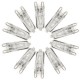 10 X G9 Ampoule Halogène Lampe Blanc Chaud 25W Transparent