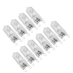 10 Ampoule Bulb G9 halogène 40W 40 Watte Lumineux Blanc