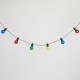 Guirlande Lumineuse Guinguette avec 20 Boules LED Multicolores pour Intérieur / Extérieur de Lights4fun