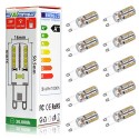 Swees® 10X G9 3W 64 LED 3014 SMD AC220-240V Ampoule Lampe Spot LED bulb light Lumière (Blanc Chaud)