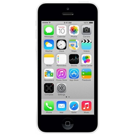 Apple iPhone 5c Smartphone débloqué 4G (Ecran : 4 pouces - 8 Go - iOS 7) Blanc