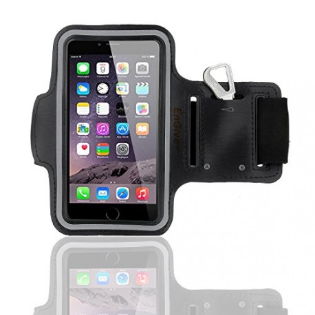 iPhone 6 Plus Brassard de Sport , EnGive Sport Armband pour iPhone 6 Plus 5.5 ",Noir