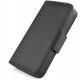 JAMMYLIZARD | Housse en Cuir Wallet Flip Case pour iPhone 4 4S, protège écran inclus (NOIR)