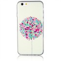 JewelryWe Accessoires Coque de Protection Iphone 6 4.7" Ballon Multicolore Symbole La Paix Mondiale Gel TPU Etui Housse Arrière 