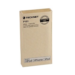 [Certification MFi d'Apple] TeckNet® Câbles Lightning de qualités vers USB de 1.0m avec Connecteur Ultra Compact pour Apple iPho