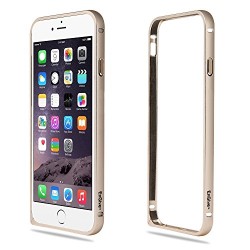 Bumper iPhone 6 , EnGive Ultra-mince Bumper en Aluminium Métal Housse coque pour iPhone 6 (4.7 "), Or