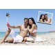 Ckeyin ® Perche Selfie Stick Noire Télescopique avec Support Réglable et Télécommande pour Mobile Apple iPhone 3G, 4, 4S, 5, 5S,