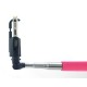 Ckeyin ® Perche Selfie Stick Noire Télescopique avec Support Réglable et Télécommande pour Mobile Apple iPhone 3G, 4, 4S, 5, 5S,