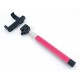 Ckeyin ® Perche Selfie Stick Noire Télescopique avec Support Réglable et Télécommande pour Mobile Apple iPhone 3G, 4, 4S, 5, 5S,