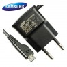 Samsung Chargeur secteur pour Samsung Galaxy S/S2/S3/SL/S Plus/S Pro/S Advance 220 V Noir