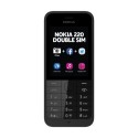 Nokia 220 Téléphone portable débloqué 2.4 pouces Double Sim Noir