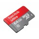 Carte mémoire microSDXC SanDisk Ultra 64 Go Classe 10 UHS-I avec une vitesse de lecture allant jusqu'à 48 Mo/s pour Android + ad