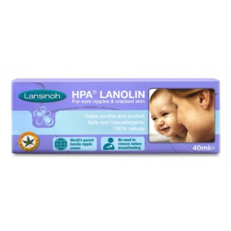 Lansinoh Crème Lanoline HPA Soin des Mamelons 40 ml