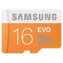 Samsung 16 Go Carte Mémoire EVO Micro SD Classe 10 sans adaptateur MB-MP16D/EU