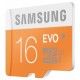 Samsung 16 Go Carte Mémoire EVO Micro SD Classe 10 sans adaptateur MB-MP16D/EU