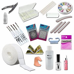Kit de Manucure et Nail Art ultra complet - 24 accessoires dont lampe UV 36W et gels UV + gels de couleur - Sun Garden Nails