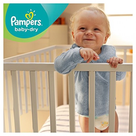 Pampers - Baby Dry - Couches Taille 4+ Maxi+ (9-20 kg) - Pack économique 1 mois de consommation x152 couches