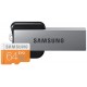 Samsung 64 Go Carte Mémoire EVO MicroSDXC Classe 10  avec adaptateur USB MB-MP64DU2/EU