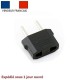 Adaptateur Secteur US Chine Vers Prise EU France Europe voyage USA Eur FR